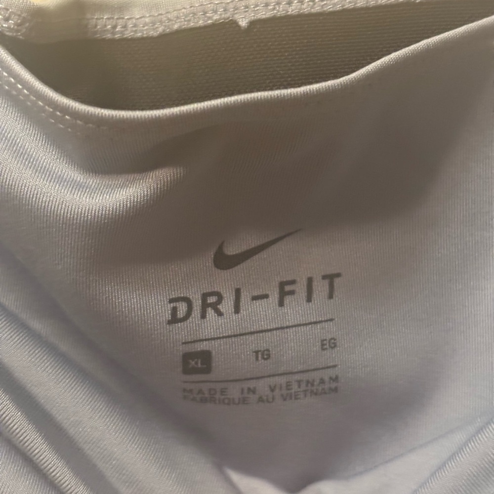 NIKE Dri-FIT Light Blue-Gray Active Leggings - Picture 4 of 5
